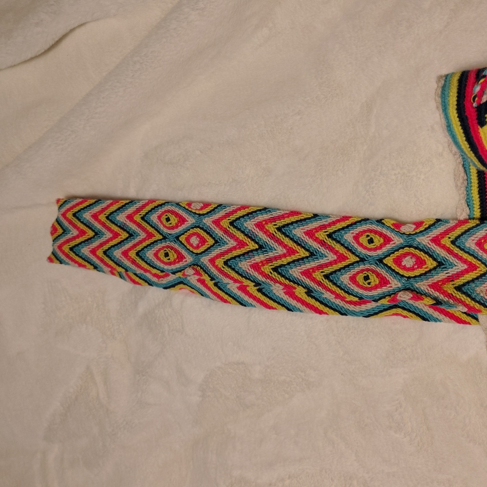 Colorful Geometric Patterned Women's boho Bag - Picture 5 of 5